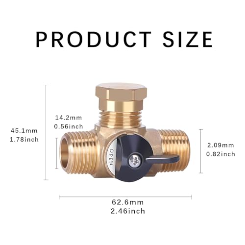 Image of RV Winterizing Kit with Pump Converter for RV Boat Antifreeze Plumbing System Winterization Kit for Filling Water Pipes Plumbing Systems