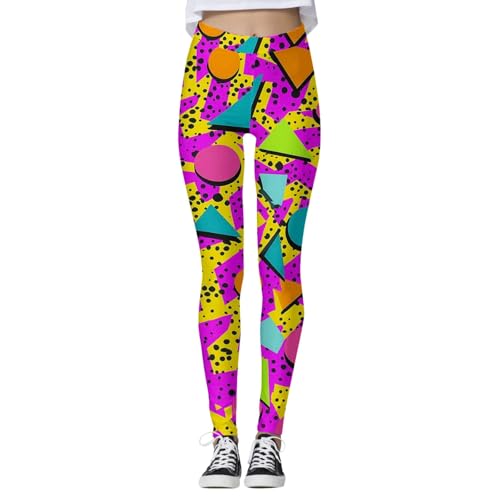 JokeLomple Pantalones de Yoga para Mujer, Leggings de Cintura Alta para Mujer, Leggings de Entrenamiento para Mujer