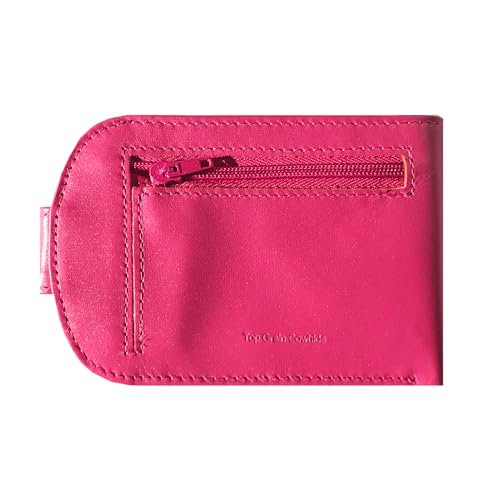 Image of Big Skinny Women's Taxicat Leather Bi-Fold Slim Wallet, Holds Up to 25 Cards