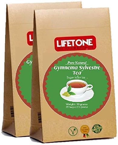 lifetone the tea for better life, Gymnema Sylvestre Tea | Diabetic Tea | Herbal Tea Detox (40 Teabags)