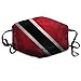 Produktbild Atmungsaktive Anti-Staub-Mundmaske mit verstellbarem Ohrbügel, Warmer winddichter, wiederverwendbarer, waschbarer Halbgesichtsmaske, Flagge von Trinidad und Tobago
