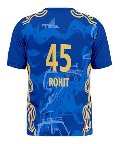 Image of Sports India IPL Cricket Team T Shirt Jersey for (Kid's, Boy's & Mens) L777