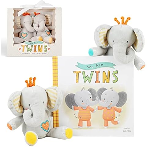Tickle & Main Twin Gift Set with Rattles Cover
