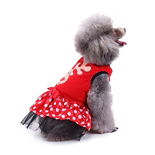 LIOOBO ワンピース ?物 洋服 衣服 大型犬 小型犬 スカート ペット 夏服 ドレス 冷感 レインコート メッシュ 犬 接触 女の子 夏用 術後 感服 開き 背中 クリスマス ダックスフンド チワワ 和風 ケープ ダックス ドジャース ミニチュア フ