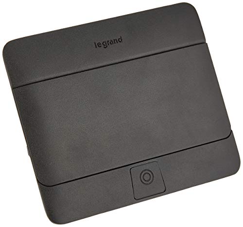 Boitier de sol Legrand 654002 metal noir finition premium 4 mod