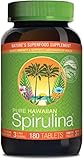 Nutrex Hawaii, Pure Hawaiian Spirulina, 1.000 mg, 180 vegane Tabletten, Laborgeprüft, Glutenfrei, Sojafrei, Vegetarisch