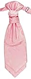Marke: Paul Malone Paul Malone Plastron rosa paisley Hochzeitskrawatte Hochzeitsmode - Herren Hochzeit Krawatte