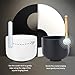Hye-eun Crystal Singing Bowl Set, Couple of 2 PCS Yin and Yang 432 Hz 8