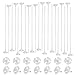 Caydo 100 Pcs White Balloon Sticks Holders with Cups for Wedding Party Decor