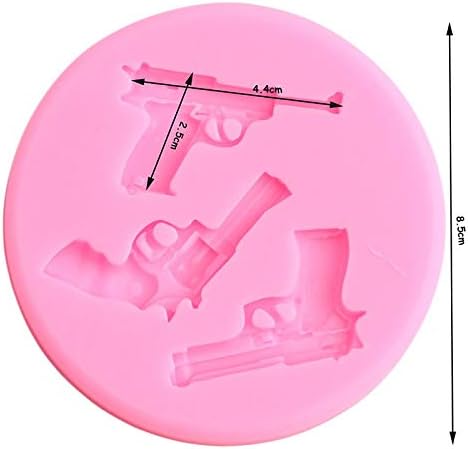 Miniatura 2 de Molde de silicona para pistola de manualidades en 3D, para bricolaje, postres, fondant, hecho a mano, helado, magdalena, decoración de pasteles,