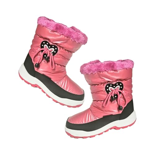 Bottes de neige pour filles confortables contre les pieds froids