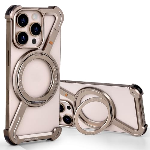 Coque iPhone 16 Pro Max pour visionnage mains libres au bureau et en voyage couleur désert