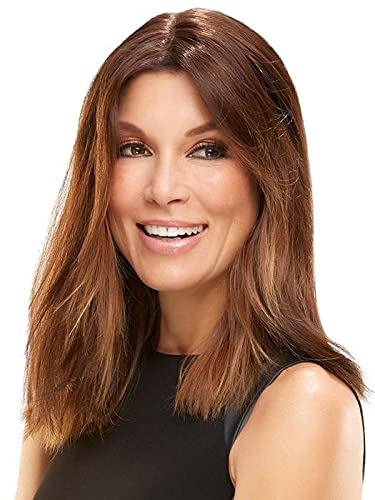 Easihair Easipart HD 18 pulgadas de longitud, color FS63027, trufa de torfa, resistente al calor, clip sintético, 1 pieza voluminizadora,