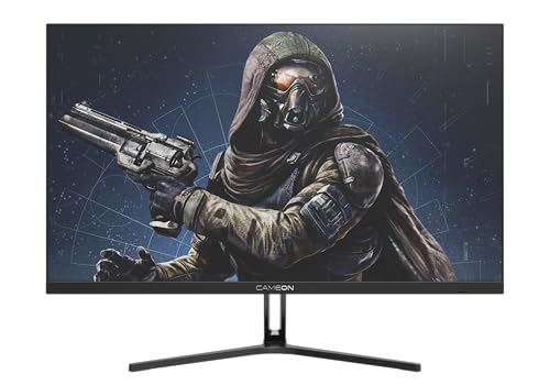 GAMEON 24” IPS Gaming Monitor – FHD 1920x1080, 165Hz Refresh Rate, 1ms Response Time, Edge-Lit LED Display, Antiglare 3H Hard Coating, HDR Support, Two HDMI Ports, FreeSync G-Sync, GOE24FHD165 - Black