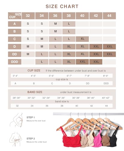 Image of Lover-Beauty Bralettes for Women Wireless Stretch Unlined Everyday Bra