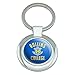 GRAPHICS & MORE Rollins College Tars Logo Keychain Classy Round Chrome Plated Metal