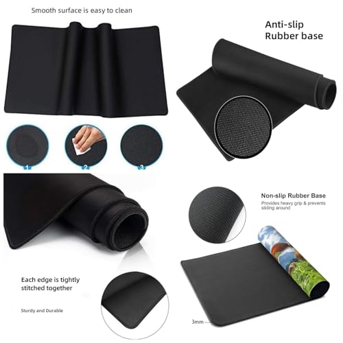 Alfombrilla ratón antideslizante e impermeable para proteger tu escritorio 4