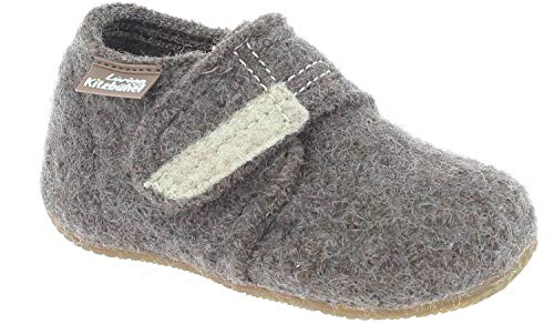 Living Kitzbuhel Babyklettschuh Krabbel-& Hausschuhe, Braun (Hellbraun 260), 18 EU