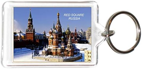 Russia Acrylic KeyChains KeyRings Holders image 4