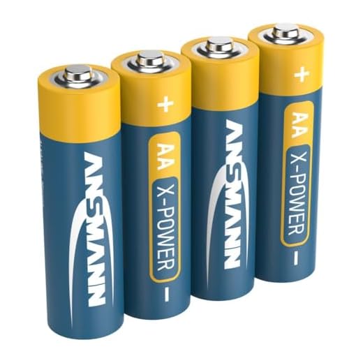 ANSMANN AA-batterier [4-pack] Långvarig alkalisk engångs AA typ 1,5 V X-POWER batteri för ficklampor, väckarklockor, väggklockor, leksaker, kameror, fjärrkontroller, spelkonsoler