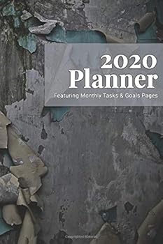 Paperback 2020 Weekly & Monthly Planner, Rustic, blue tones, 6”x9”: Planner Featuring Monthly Tasks and Goals Pages (Planners) Book