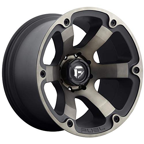 FUEL 1PC D564 Beast 20' Inch 6x139.7 4 Wheels Rims 20x10-18mm Black Tint