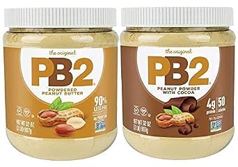 PB2 Original and Cocoa Powdered Peanut Butter Bundle - 32 oz - [Pack of 2]