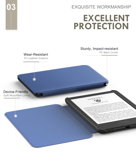 MoKo Case Fits 6" All-New Kindle (11th Generation-2024/2022 Release)& International Version - Image 4