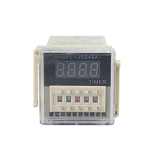 Relé de tiempo DH48S-1Z DC12V con pantalla digital para control de ciclo de temporizador