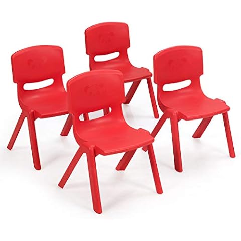 Costzon Plastic Stackable Chairs Cover