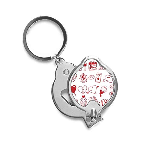 Trimmer ongles design Saint Valentin accessoire manucure oiseau coeur pour soins mains