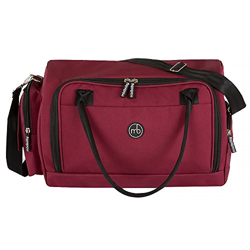 Wickeltasche wasserabweisend Henkeltasche Umhängetasche Wickelunterlage Weinrot Cover