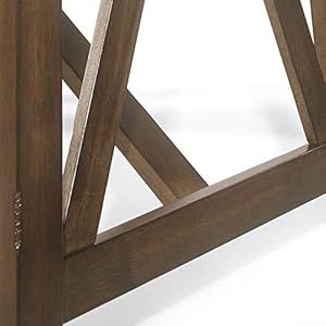 Christopher knight home fairgreens dining table antique brown 355d x 71w x 295h in  urban country home decor