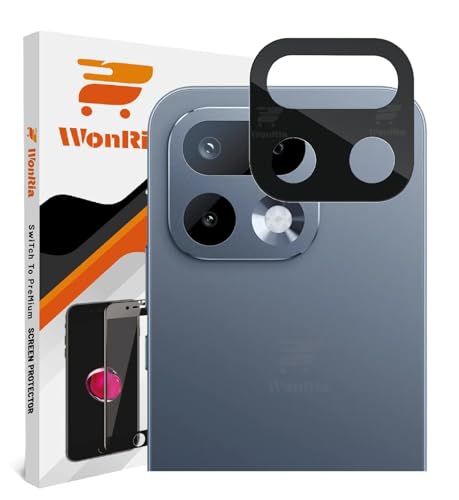 Image of WonRia Pack 1- Back Camera Lens Protector for Realme 16 Pro 5G Camera Lens Protector Guard [3D Premium] - Black