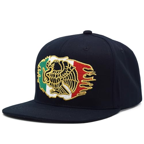 Gorra snapback ajustable Eagle M Mexico negra miniatura 3