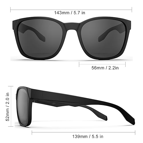 HAAYOT Sunglasses Men Women Polarized Sports Sunglasses Lightweight Durable Flexible TR90 Frame 100% UV Protection Sun Glasses Fishing Driving Running - Image 2