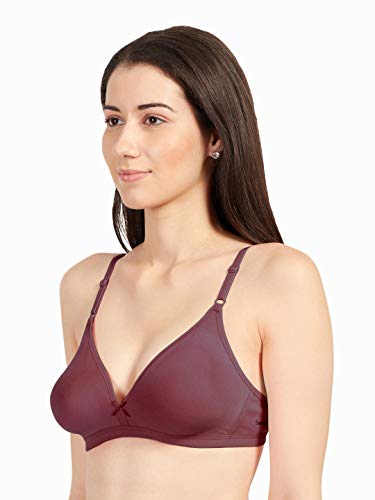 Image of SONARI Omania Womens Non-Padded Cotton Polyester Bras - Solid, Non-Wired, Medium Coverage, Hand Washable (Pack of 2)