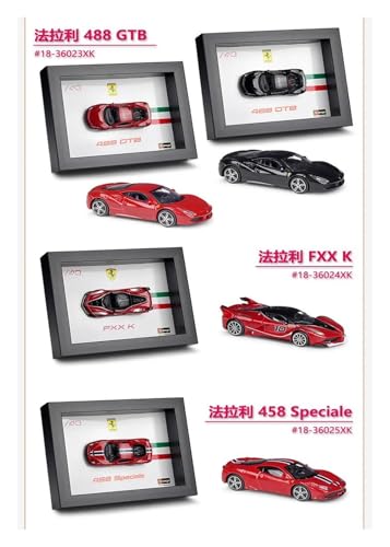 Voiture miniature 488 GTB Ferrari en alliage premium 1/43