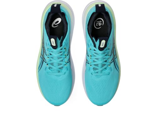 Image of ASICS Gel-Nimbus 28 Men's Running Shoes, Prussian Blue /Cream