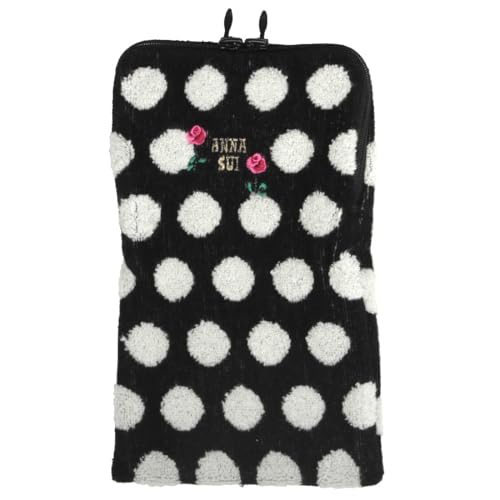 ANNA SUI (アナスイ)ファスナー付きタオル ペットボトルケース ローズドット (ブラック) 婦人 レディース 001082-0004-02