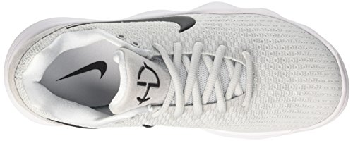 Nike Mens Hyperdunk 2017 Low White/Black/Pure Platinum/Wolf Grey 11 D - Medium