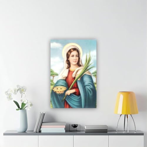 Cadre à suspendre Sainte-Lucie avec impression sur toile de qualité - 6
