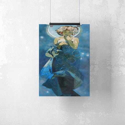 Alphonse Mucha : impression sur toile décoration murale esthétique 30x45cm - 2