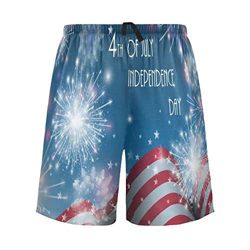 Caihoyu Pantalones cortos de pijama para hombre, con cordón, pantalones de descanso para hombre, pantalones de pijama con bolsillos, Varios colores, X-Large