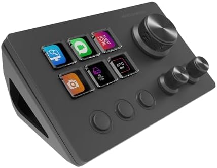 Mars Gaming MSD-TWO, Control Deck Compact, 6 Touches LCD Personna...