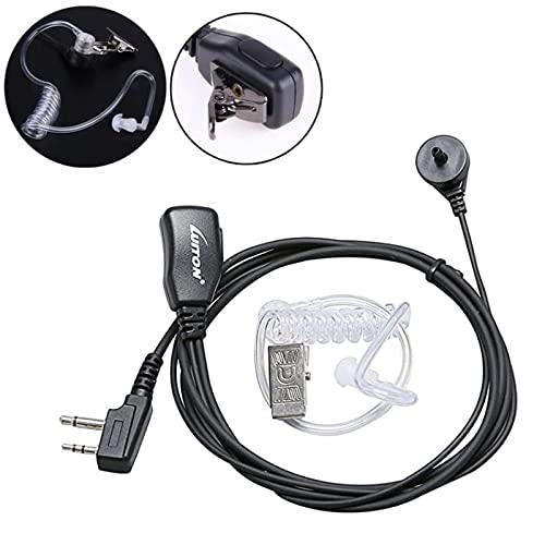 Headsets for Midland GXT1000VP4 Walkie Talkie Earpiece with Mic Security Headsets for Two Way Radios Compatible with Midland LXT600VP3 GXT1050VP4 GXT1000XB LXT500VP3 etc (6 Pack)