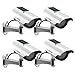 Solar Indoor/Outdoor Dummy Security Camera with LED (4-Pack)