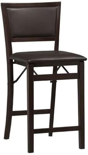 Miniatura 2 de Home Square (juego de 2) Taburete plegable de 24 pulgadas en color espresso