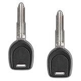 2X Remote Fob Transponder Car Key 46 Chip Wide Blade for Mitusbishi (MIT17)