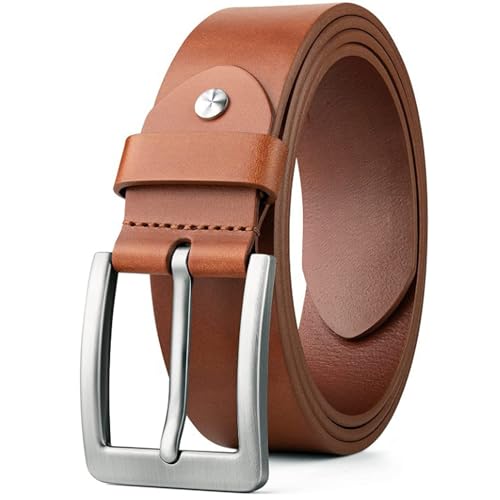 Image of Urban alfami Men's Genuine Leather Belt for Men | Formal /Casual | Sizes are 28 to 46 Inches Waist size
